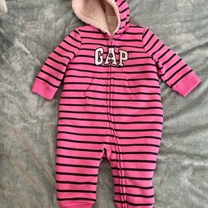 Baby Sherpa-Lined Gap Logo One-Piece